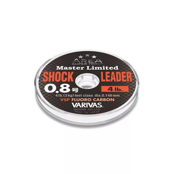 Varivas ShockLeader Fluorocarbon Trout Area VSP 30m 0,148mm 4lb Fluorokarbonska Predvrvica