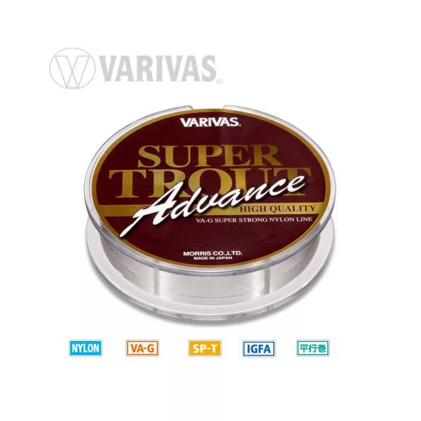 Varivas Super Trout Advance Nylon 100m 0,104mm 2lb Monofil Glavna Vrvica