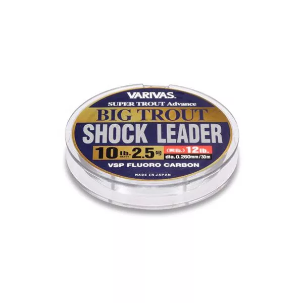 Varivas Big Trout ShockLeader Fluorocarbon VSP 30m 0,218mm 7lb Fluorocarbon Predvrvica