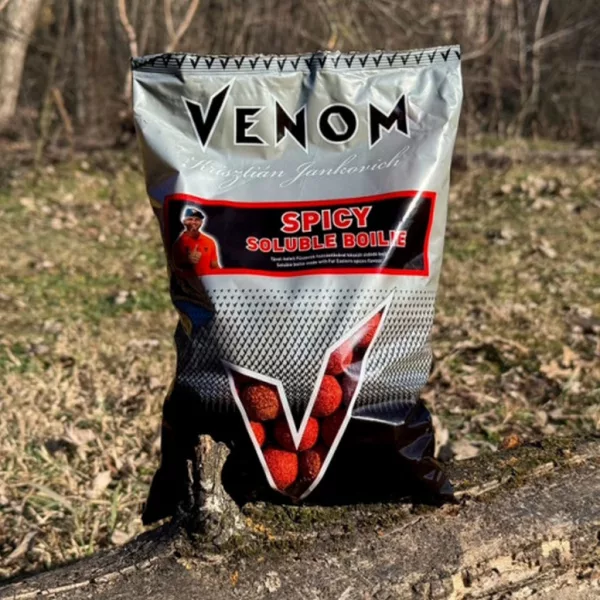 Venom Soluble Boilie 20mm Spicy Topljiva bojla 900gr