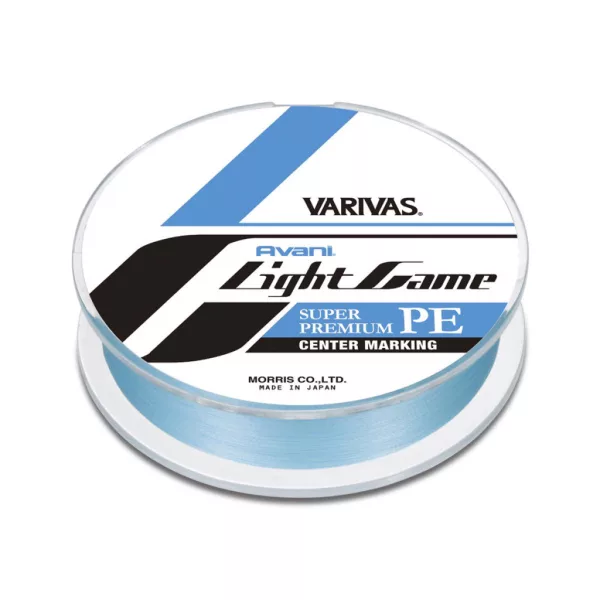 Varivas Avani Light Game Premium PE X4 150m #0,4 0,104mm 8,5lb Natural Blue Pletena Glavna Vrvica