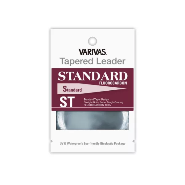 Varivas Konusna Predvrvica Tapered Leader Standard ST Fluorocarbon 6X 2,74m 0,140-0,45mm Mušičarska Predvrvica