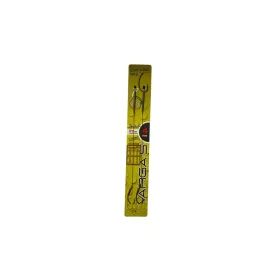   Vargas Curv Shank SR.8 4 Füles, Szakállas Fonott 20cm Előkötött Horog 2db