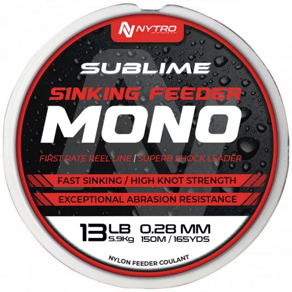 Nytro Sublime Sinking Feeder 0,20mm 150m Monofil Glavna vrvica