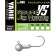 Yarie 406 Okrogla VS Polbarb 1/0 7,0gr Jig Glava 10db