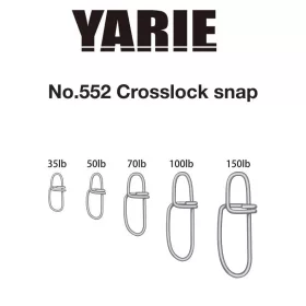 Yarie 552 Crosslock Snap 100lb Zaponka 8kos