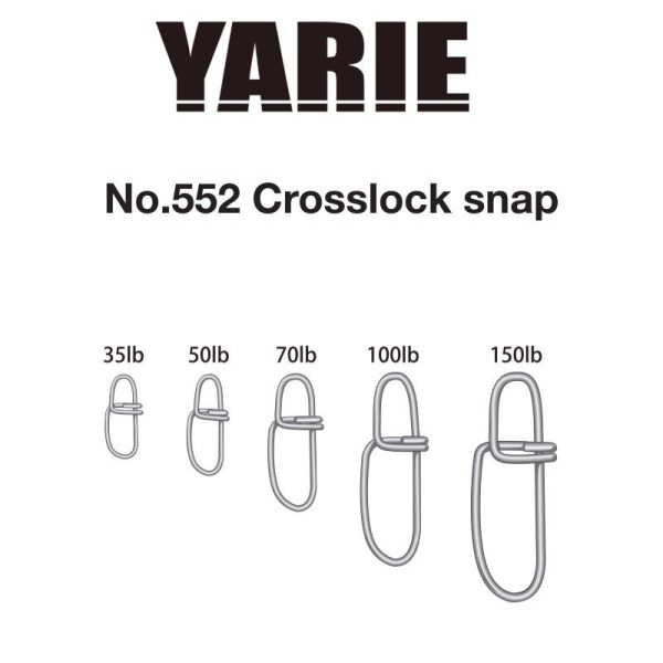 Yarie 552 Crosslock Snap 100lb Zaponka 8kos