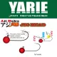 Yarie 646 Ajibaku Red 6 1,5gr Jig Glava 4 kosi