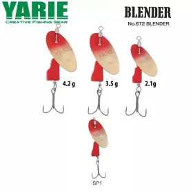 Yarie 672 Blender 2,1gr SP1 Red/Red Vrtavka