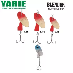 Yarie 672 Blender 2,1gr SP10 Blue Silver Vrtavka