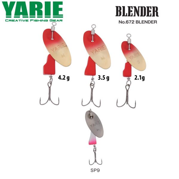 Yarie 672 Blender 3,5gr SP9 Silver Pink Vrtavka