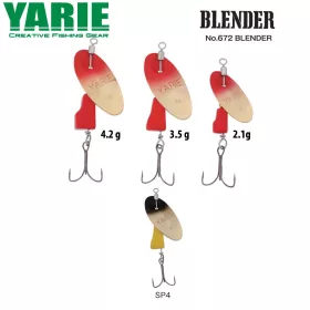 Yarie 672 Blender 4,2gr SP4 Black/Yellow Žlica