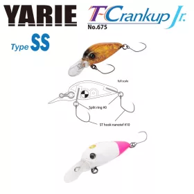   Yarie 675 T-Crankup Jr Type SS 2,8cm 2,1gr C25 Siro Pino Vobler