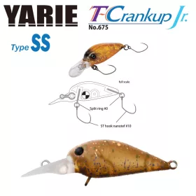   Yarie T-Crankup Jr 675 Type SS 2,8cm 2,1gr C5 Mastupele Vobler