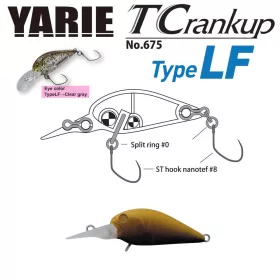   Yarie T-Crankup 675 Type LF 3,5cm 2,6gr C29 Tanba Edamame Vobler