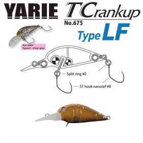 Yarie T-Crankup 675 Tip LF 3,5cm 2,6gr C5 Mastupelle Vobler