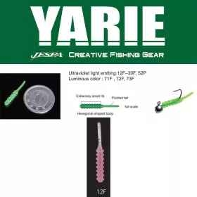   Yarie Amibaits 691 2,3cm 12F Clear Pink Gumijasta Vaba 14 kosov
