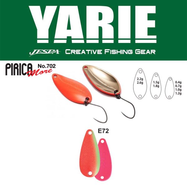 Yarie 702 Pirica More 1,5gr E72 Kids Plum Žlica Vobler