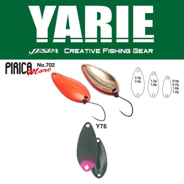 Yarie 702 Pirica More 1,8gr Y76 Olive/Pink Tail Žlica Vaba