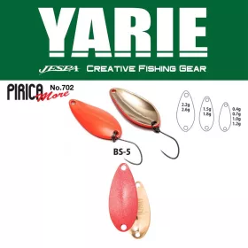 Yarie 702 Pirica More 2,2gr BS-5 Matte Red Žlica vabnica