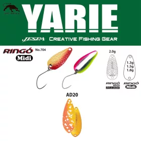 Yarie 704 Ringo Midi 1,8gr AD20 First Fire žlica vobler