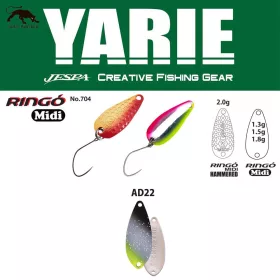 Yarie 704 Ringo Midi 1,8gr AD22 Saber Silver Žlica vaba
