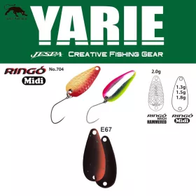 Yarie 704 Ringo Midi 1,8gr E67 Winner Brown Žlica vaba
