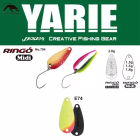   Yarie 704 Ringo Midi 1,8gr E74 Lemon Squash žlica bleščeč