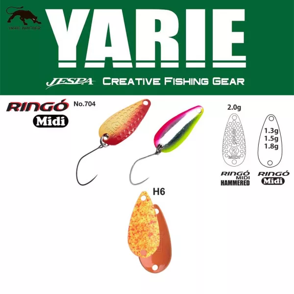 Yarie 704 Ringo Midi 1,8gr H6 Daidai Squash Žlica
