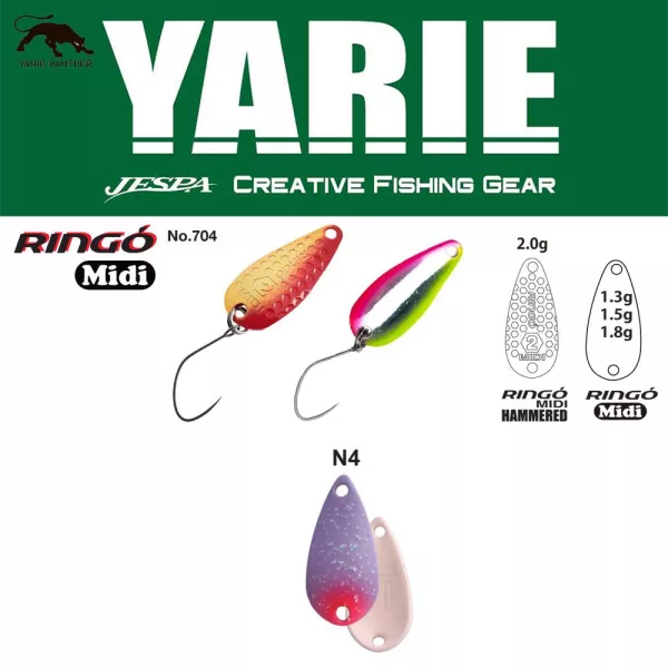 Yarie 704 Ringo Midi 1,8gr N4 Night Purple Žlica