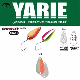 Yarie 704 Ringo Midi 1,8gr N9 Two-By Glow Žlični vobler