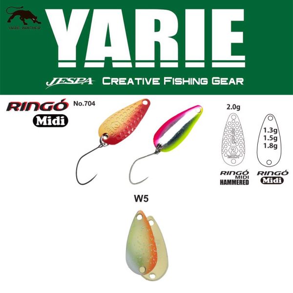 Yarie 704 Ringo Midi 1,8gr W5 Melon Short žlica