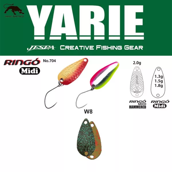 Yarie 704 Ringo Midi 1,8gr W8 Wadatami žlica