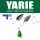 Yarie 706 T-Spoon 1,1gr BS4 Lime Glitter žlica vaba