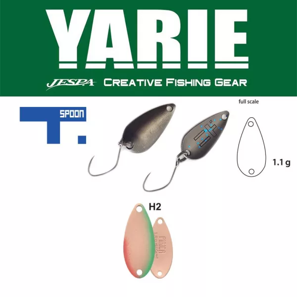 Yarie 706 T-Spoon 1,1gr H2 Salamon žlica vaba