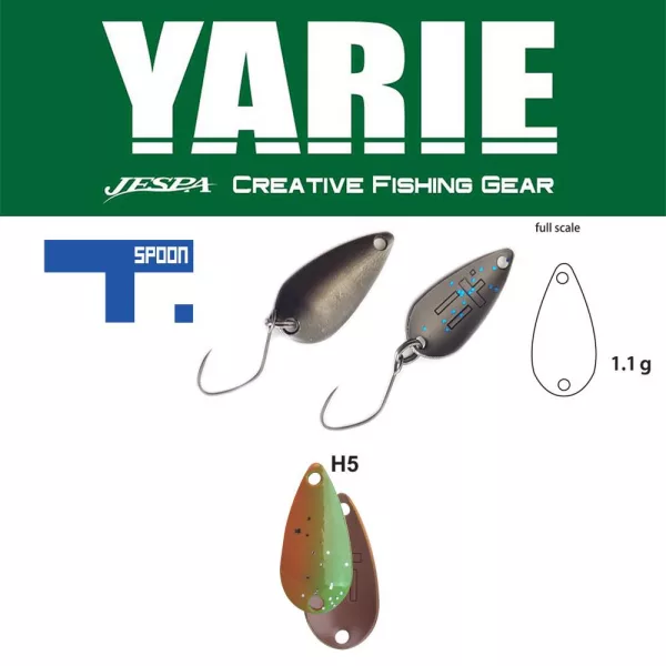 Yarie 706 T-Spoon 1,1gr H5 Thirty Eight Žlička Vaba