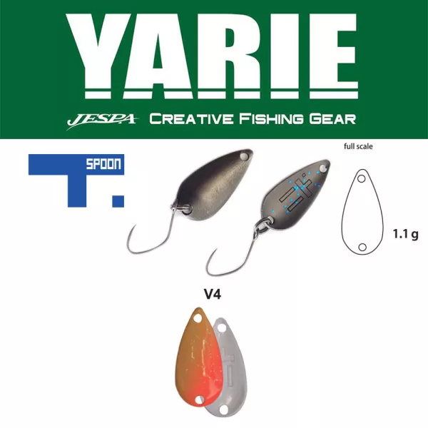 Yarie 706 T-Spoon 1,1gr V4 MG Ice Žlica Vaba