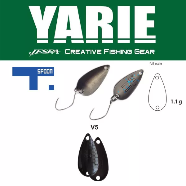 Yarie 706 T-Spoon 1,1gr V5 D6 Žlica Vaba