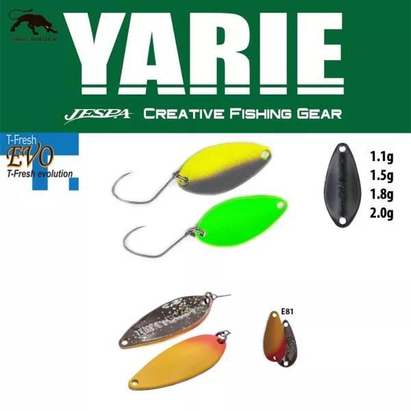 Yarie 708T T-Fresh 2,4gr E81 Murasaki Uni Žlica vrtavka