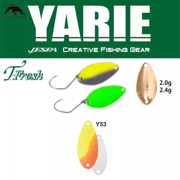 Yarie 708T T-Fresh 2,4gr Y53 Lemon/Orange Žlica Vaba