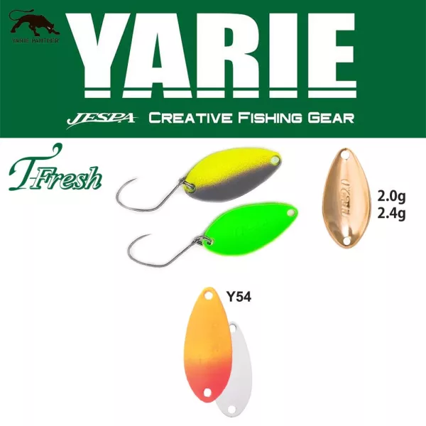 Yarie 708T T-Fresh 2,4gr Y54 Orange/Red Žlica Vaba