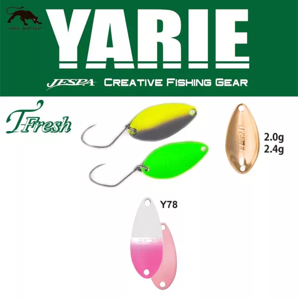 Yarie 708T T-Fresh 2,4gr Y78 Shiropino žlica vobler