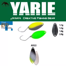 Yarie 710T T-Fresh Evo 1,5gr AD22 Saber Silver Vobler