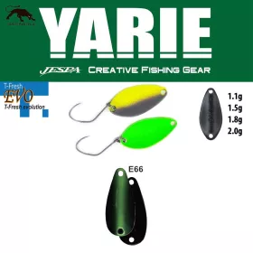 Yarie 710T T-Fresh Evo 1,5gr E66 Fits Green Žličasta Vaba