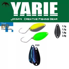 Yarie 710T T-Fresh Evo 1,5gr E69 Fire Blue Žlica Vaba