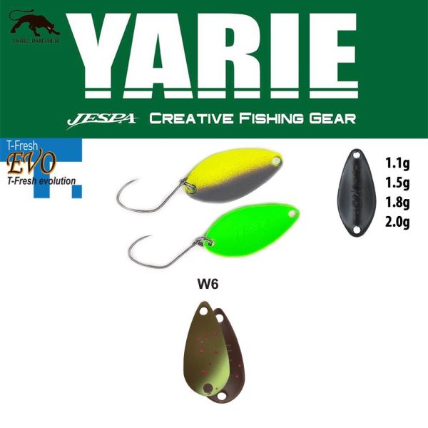 Yarie 710T T-Fresh Evo 1,5gr W6 Ehuesukai Žlica Vaba