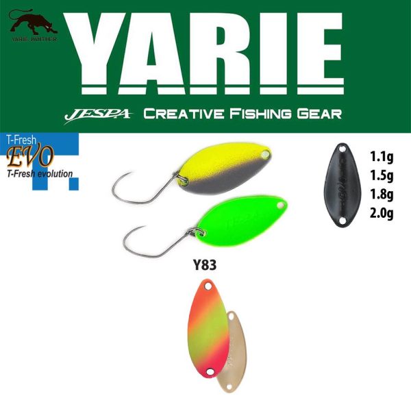 Yarie 710T T-Fresh Evo 1,5gr Y83 Fighter 1 Žlica Vaba