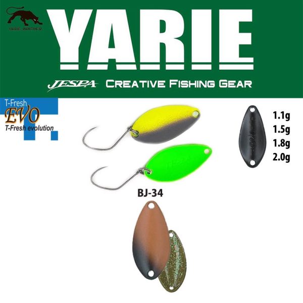 Yarie 710T T-Fresh Evo 1,8gr BJ-34 Bahun Uni Žlica Vaba