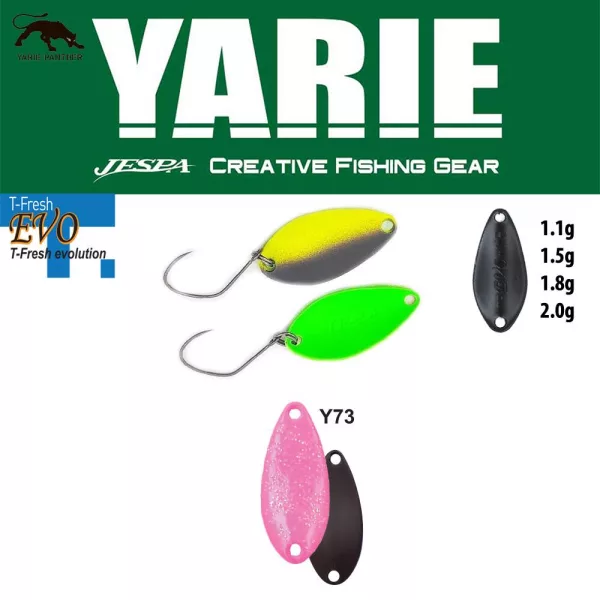 Yarie 710T T-Fresh Evo 2,0gr Y73 Pink Holo Vrtavka Žlička