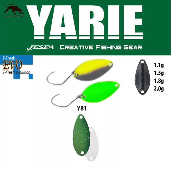 Yarie 710T T-Fresh Evo 2,0gr Y81 Cucumber Vrtavka Žlička